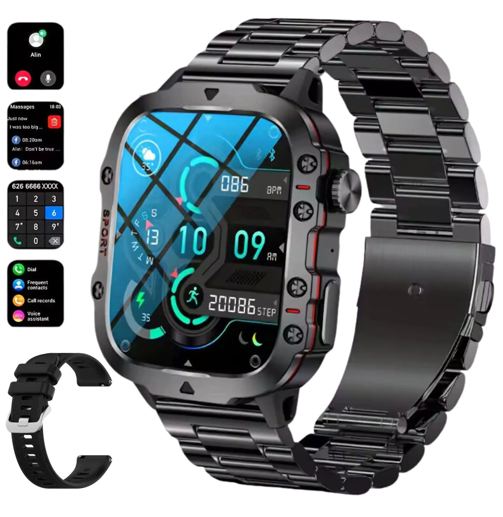 Aviator-Elite Rugged Activity Smartwatch with HD Touchscreen