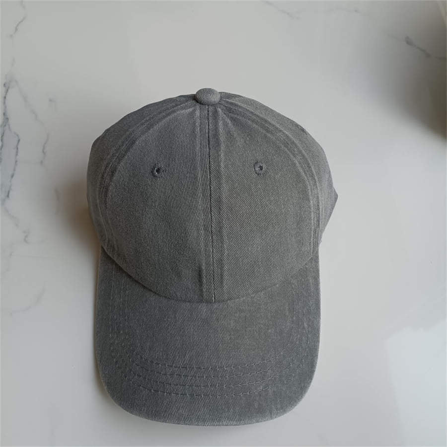 Retro Washed Baseball Cap Cotton Peaked Cap