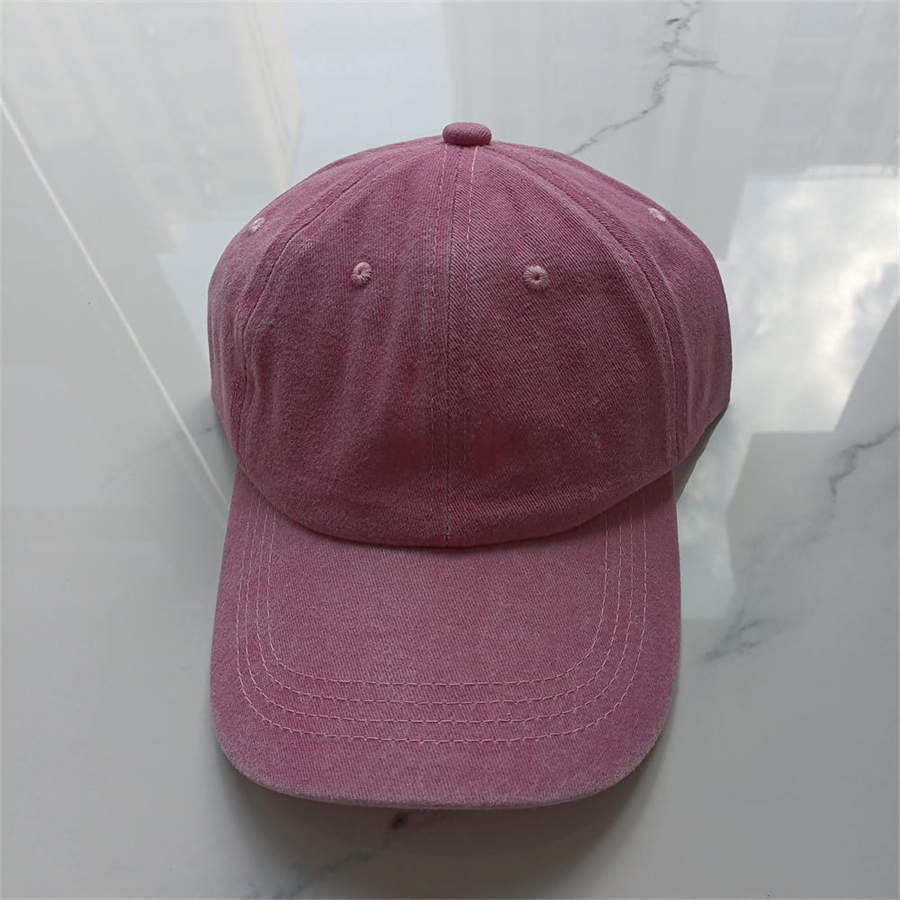 Retro Washed Baseball Cap Cotton Peaked Cap