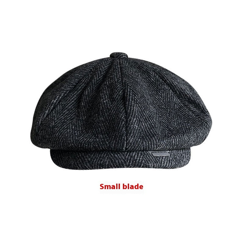 Razor Party Octagonal Blade British Retro Yuppie Shelby Peaked Cap