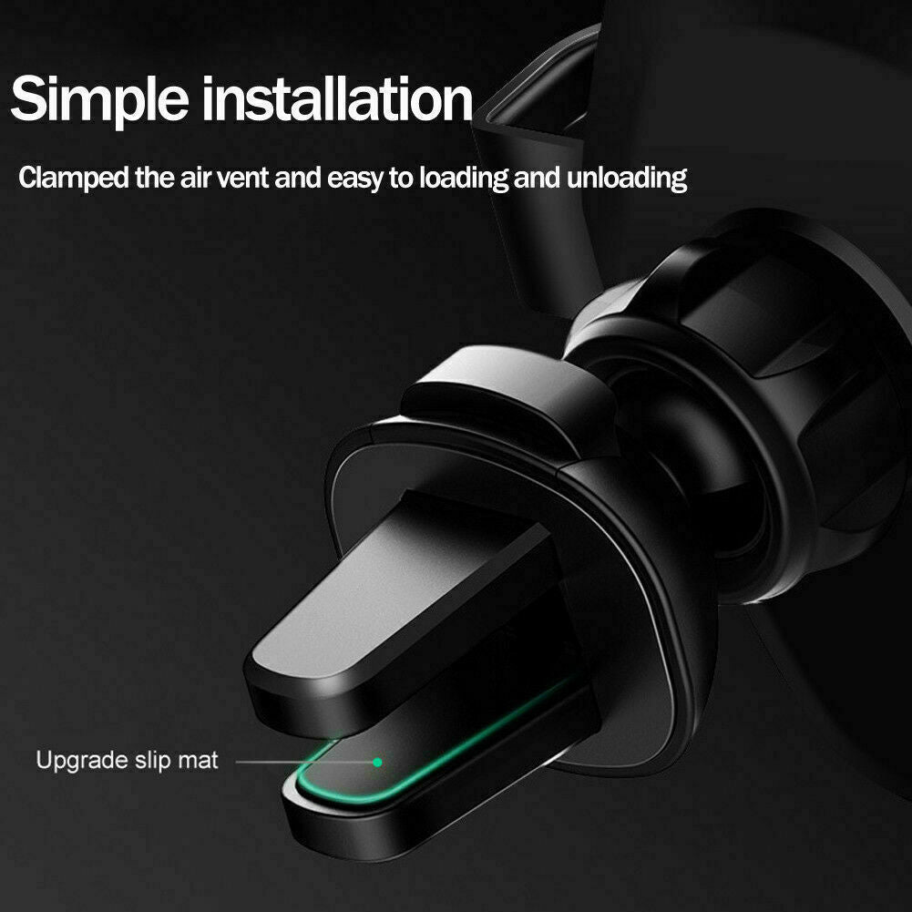 10W Qi Wireless Fast Car Charger – Automatic Clamping Phone Mount Holder