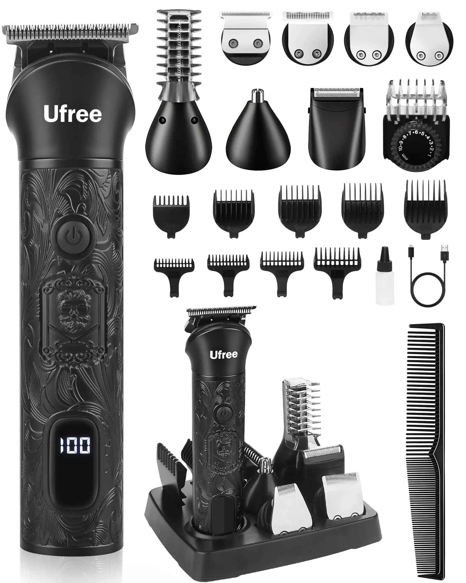 Ufree 7-in-1 Men's Grooming Trimmer Kit