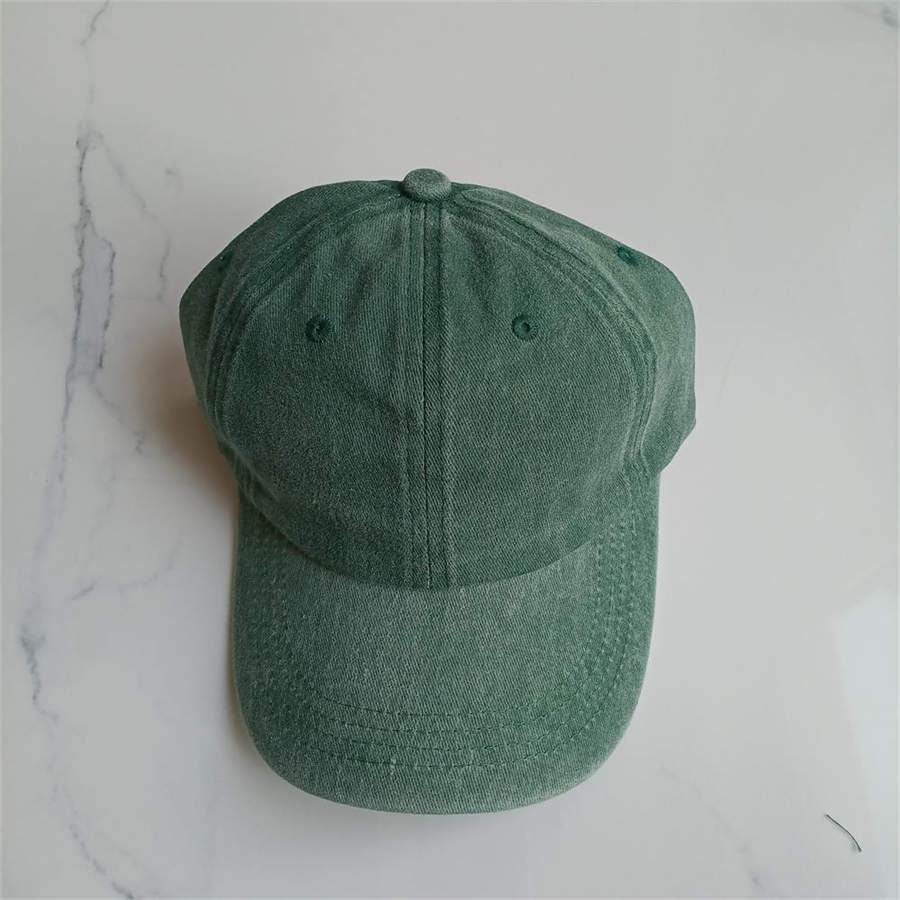 Retro Washed Baseball Cap Cotton Peaked Cap