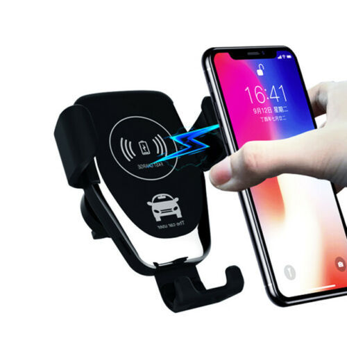 10W Qi Wireless Fast Car Charger – Automatic Clamping Phone Mount Holder