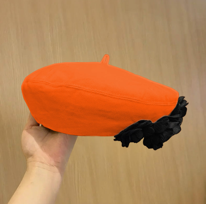 A Fashionable And Fluffy Painter's Hat That Makes Your Face Look Good