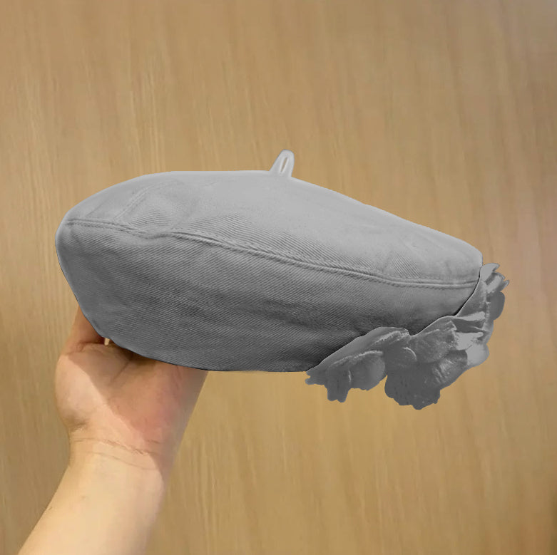 A Fashionable And Fluffy Painter's Hat That Makes Your Face Look Good