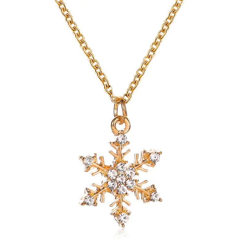 Holiday Charm Alloy Necklace - Seasonal Gift