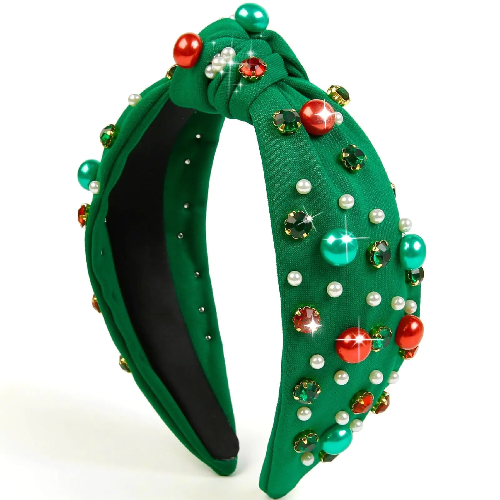 Festive Pearl Rhinestone Headbands