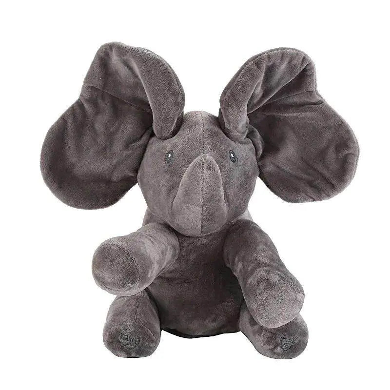 Customizable Musical Plush Elephant for Kids