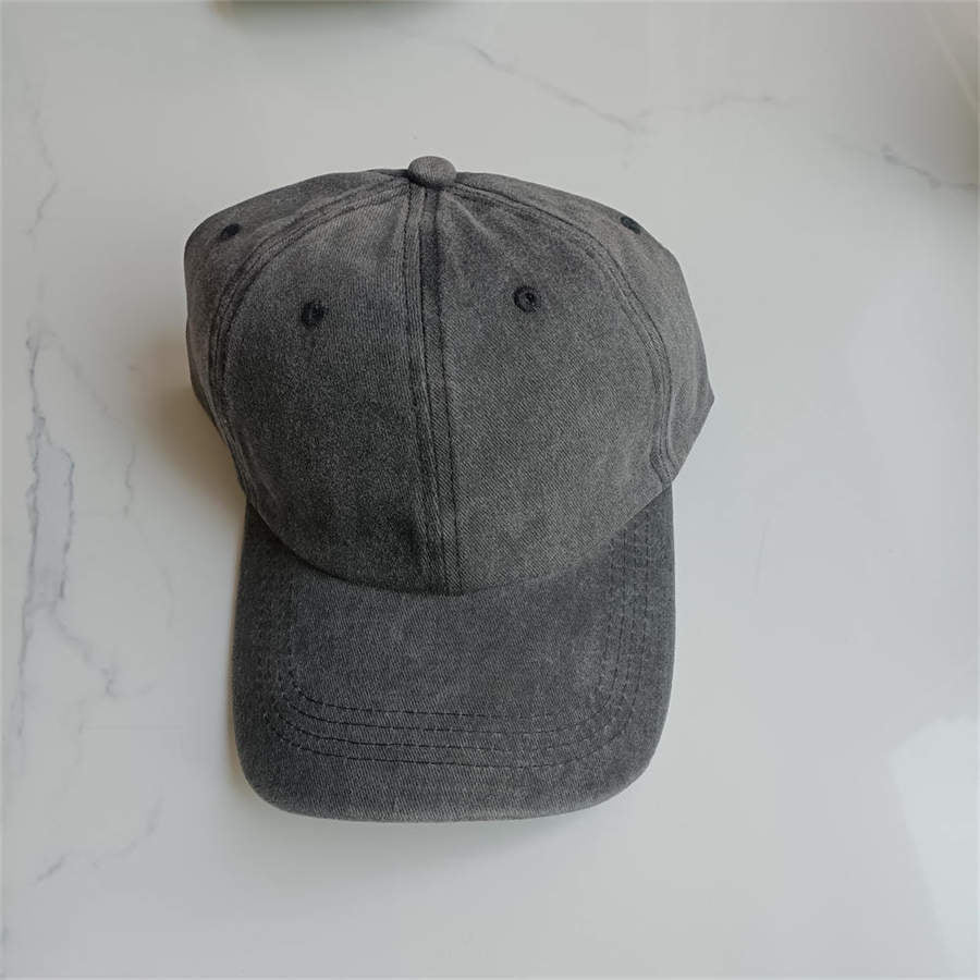 Retro Washed Baseball Cap Cotton Peaked Cap