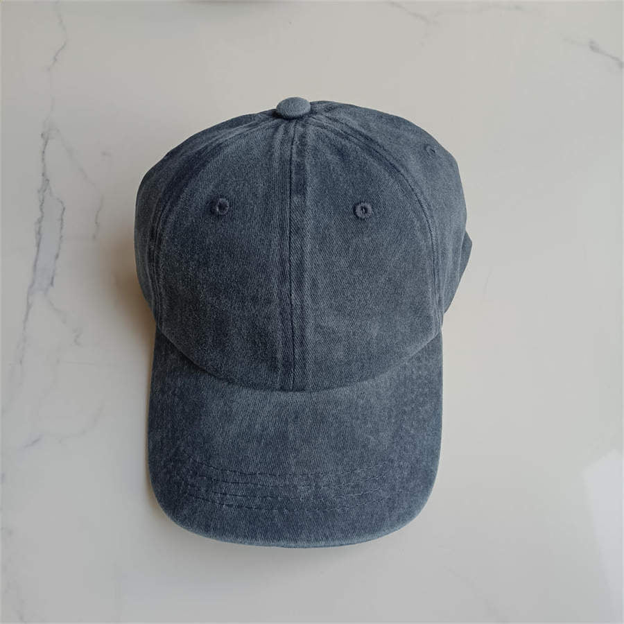 Retro Washed Baseball Cap Cotton Peaked Cap
