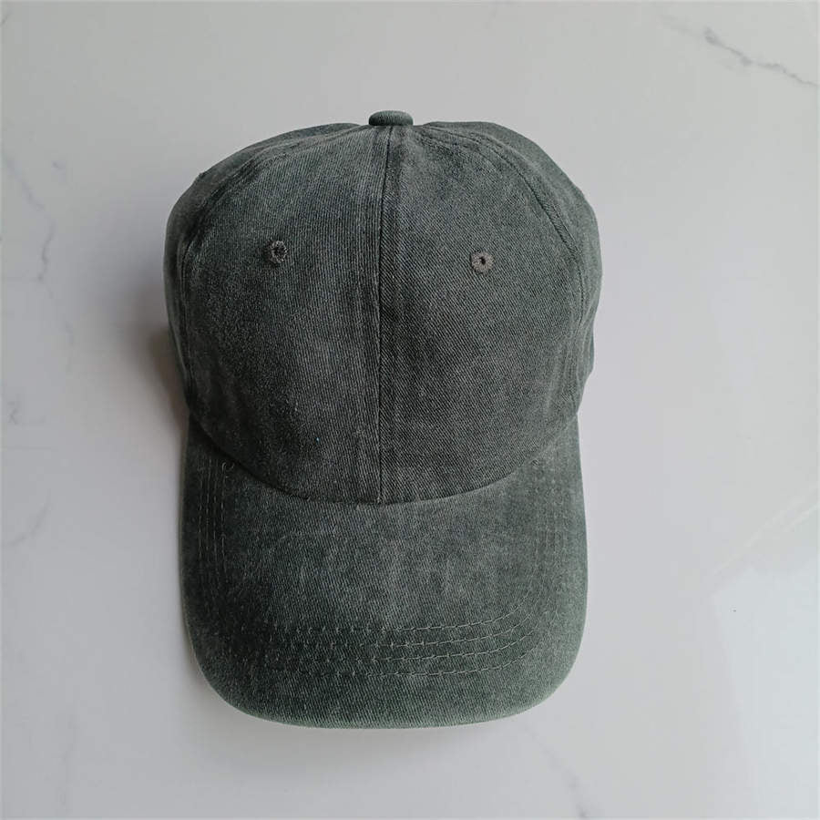 Retro Washed Baseball Cap Cotton Peaked Cap