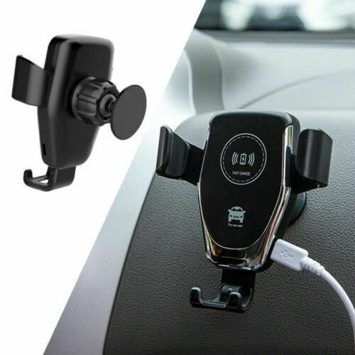 10W Qi Wireless Fast Car Charger – Automatic Clamping Phone Mount Holder