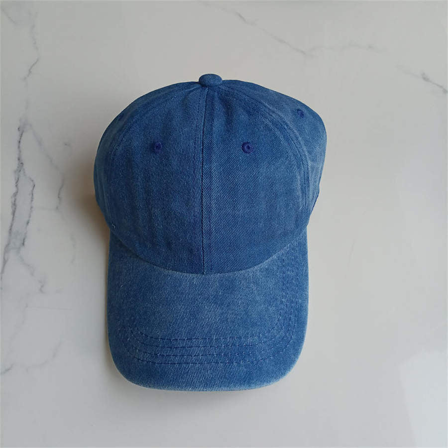 Retro Washed Baseball Cap Cotton Peaked Cap