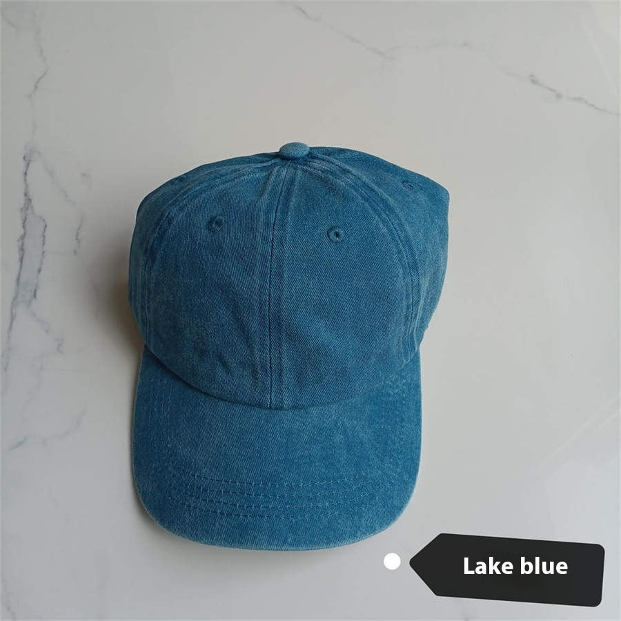Retro Washed Baseball Cap Cotton Peaked Cap
