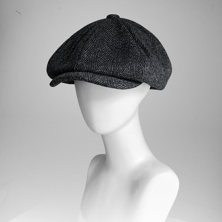 Razor Party Octagonal Blade British Retro Yuppie Shelby Peaked Cap