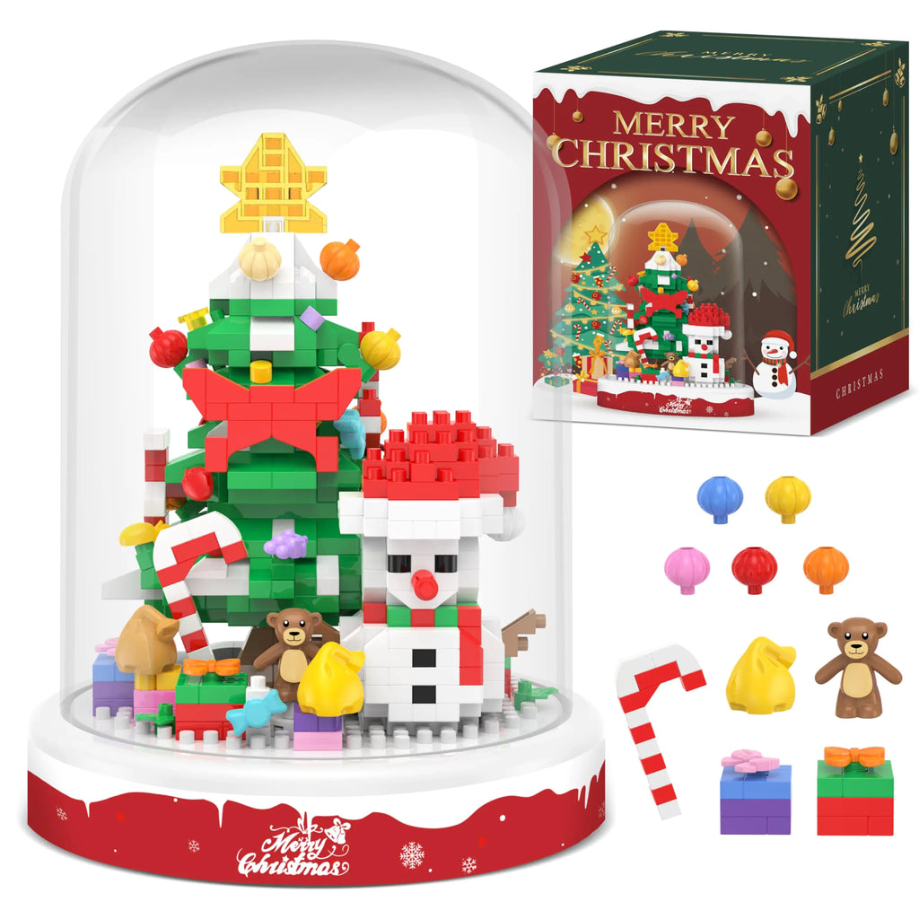 Festive Tree & Snowman Block Kit 516PCS
